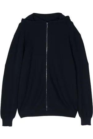 Cruciani Hoodie de canalé