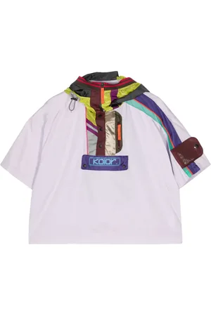 Kolor Hoodie con diseño color block