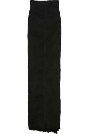 Rick Owens Falda larga de mezclilla Dirt Pillar