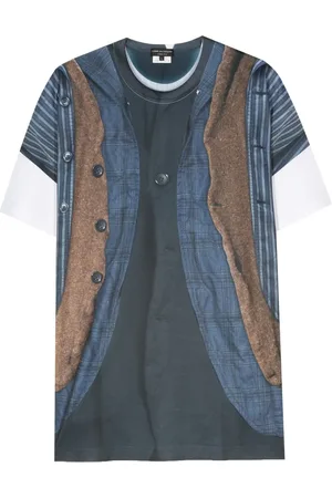 Comme des Garçons Playera con estampado gráfico