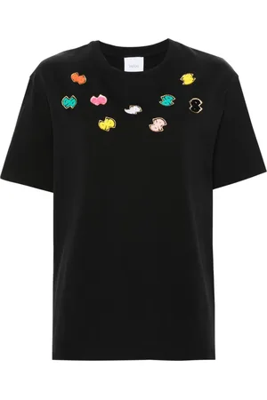 Patou Playera con motivo bordado