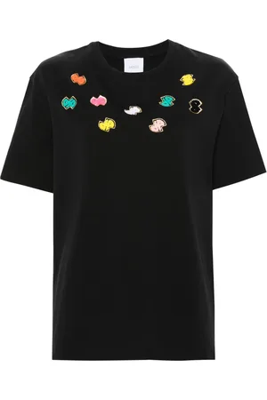 Patou Playera con motivo bordado