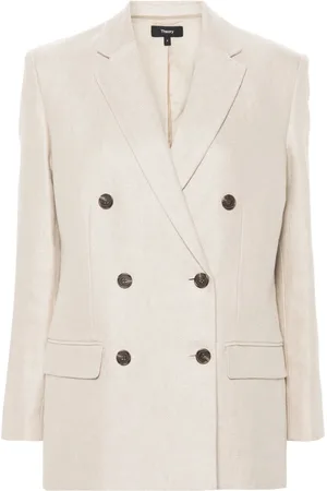 THEORY Blazer con doble botonadura