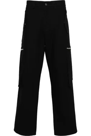 Represent Pantalones rectos con motivo de espiga