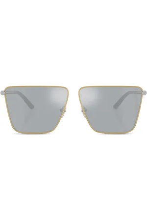 VERSACE Lentes de sol Tubular Greca