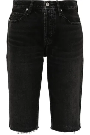 Frame Shorts de mezclilla sin rematar