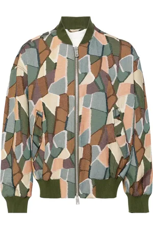 Emporio Armani Chamarra bomber en jacquard