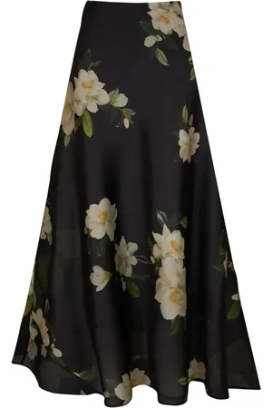 ZIMMERMANN Falda midi de seda Harmony
