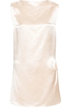 Jean Paul Gaultier Vestido corto con efecto desbocado