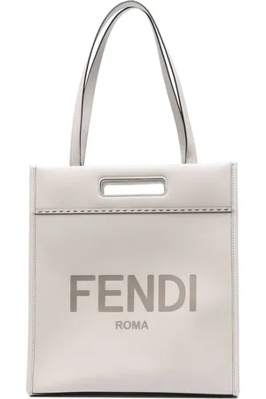 Fendi Tote N-S con logo en relieve