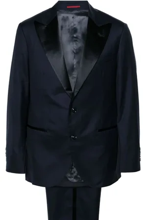 Brunello Cucinelli Traje con botones y solapas de pico
