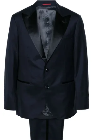 Brunello Cucinelli Traje con botones y solapas de pico