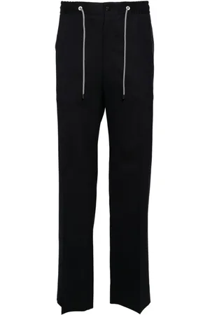 corneliani Pantalones tapered con cordones en la pretina