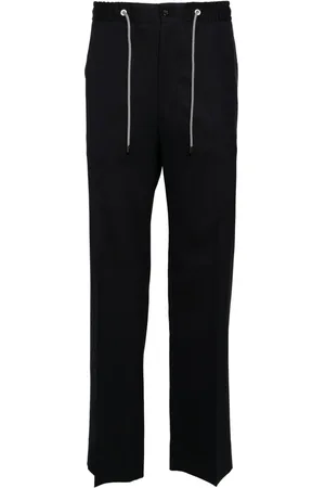 corneliani Pantalones tapered con cordones en la pretina