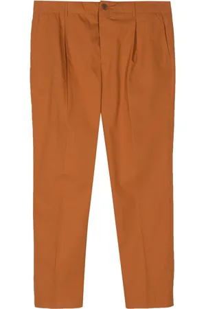 Maison Kitsuné Pantalones tapered con detalles de pinzas