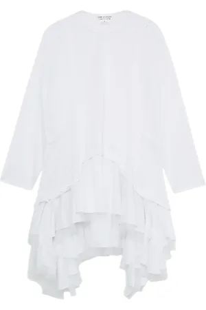 Comme des Garçons Vestido estilo playera con cuello redondo