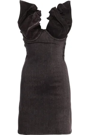 Y / PROJECT Vestido corto de mezclilla