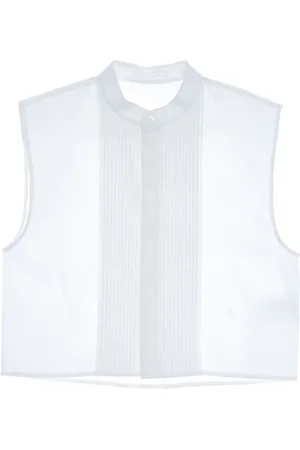Helmut Lang Camisa de esmoquin sin mangas