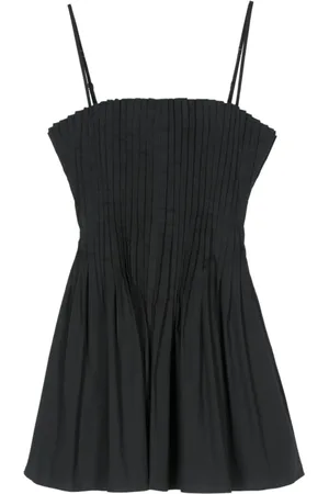 Staud Vestido corto con diseño plisado