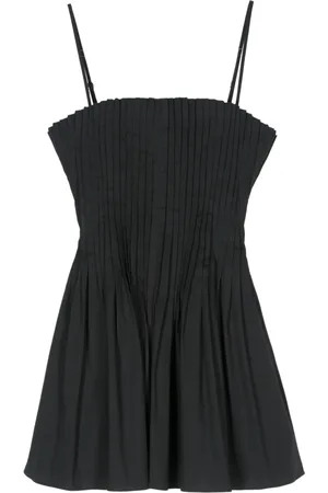 Staud Vestido corto con diseño plisado
