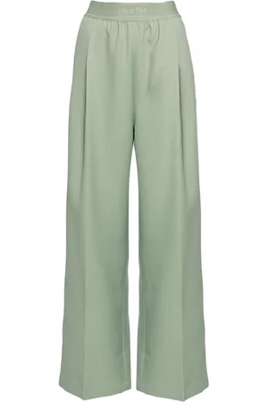Stockholm Surfboard Club Pantalones palazzo con logo en la pretina