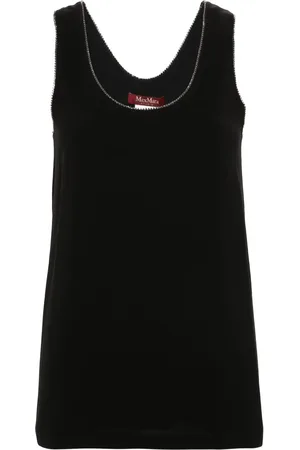 Max Mara Top con detalles de cristal
