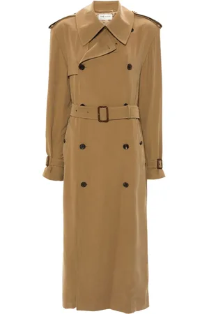 Saint Laurent Gabardina con doble botonadura