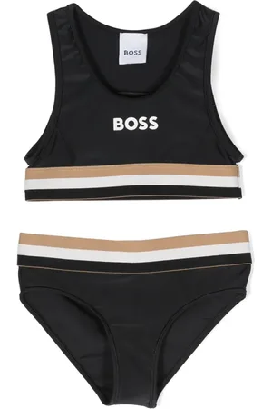 HUGO BOSS Bikini con logo estampado y cuello redondo