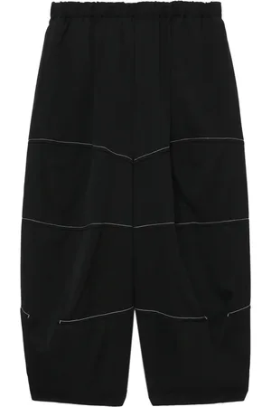 Comme des Garçons Pantalones ajustados con diseño capri