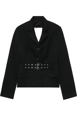 Vaquera Blazer con cinturón y espalda descubierta