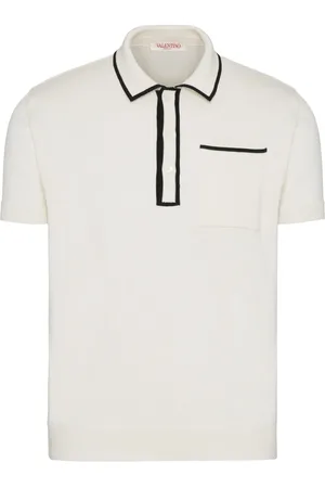 VALENTINO GARAVANI Playera tipo polo con ribete en contraste