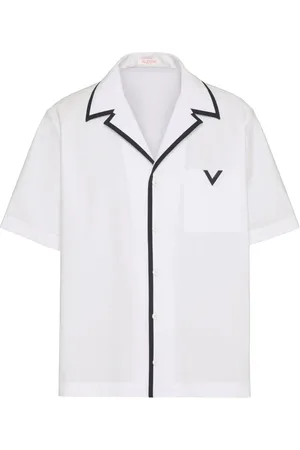 VALENTINO GARAVANI Camisa bowling con detalle en V