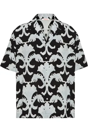VALENTINO GARAVANI Playera de seda con estampado gráfico