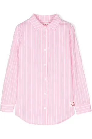 MC2 SAINT BARTH Camisa de popelina con rayas estampadas
