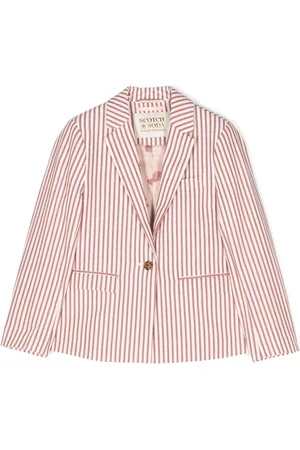 Scotch&Soda Blazer de tejido seersucker con botones