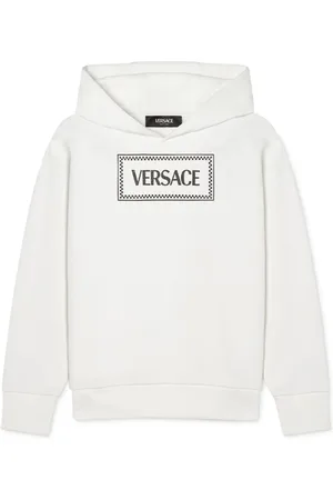VERSACE Hoodie con logo estampado