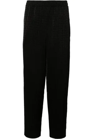 Balmain Pantalones con monograma en jacquard