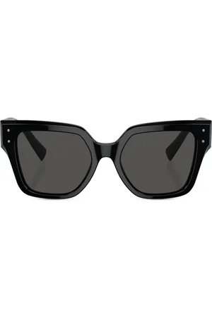 Dolce & Gabbana Lentes de sol con armazón cuadrada transparente