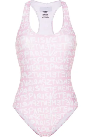 Vetements Traje de baño con logo estampado