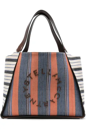 Stella McCartney Tote con motivo de rayas