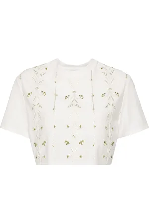 Giambattista Valli Top corto bordado