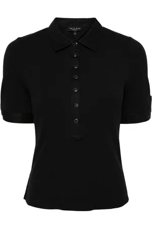 RAG&BONE Playera tipo polo de canalé