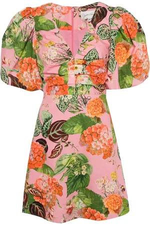Cara Cara Vestido corto con estampado floral
