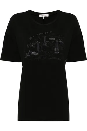 RAG&BONE Playera con estampado gráfico