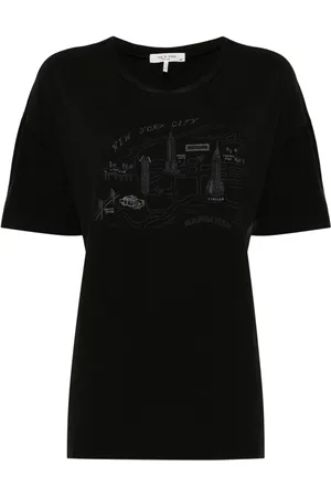 RAG&BONE Playera con estampado gráfico