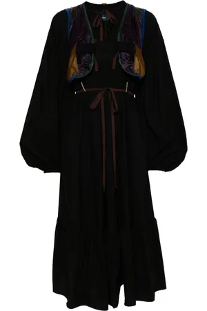 Kolor Vestido con paneles y cordón