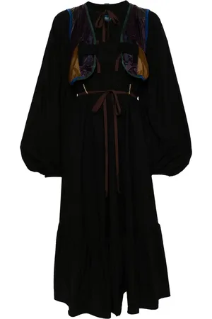 Kolor Vestido con paneles y cordón