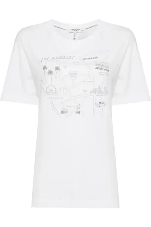 RAG&BONE Playera con estampado gráfico