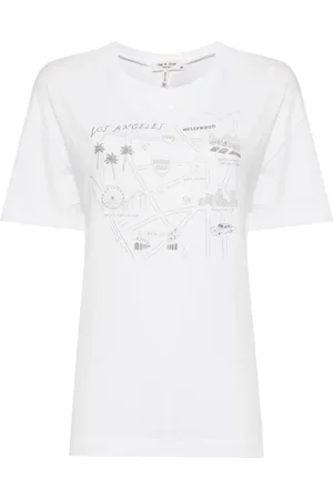 RAG&BONE Playera con estampado gráfico