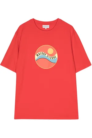 Maison Kitsuné Playera con estampado Pop Wave